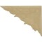 Ekena Millwork 8 5/8"W x 6 1/4"H x 5/8"D Flower Stair Bracket, Right SB08X06FL-R - alternate 2